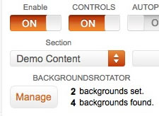Background Rotator Manager