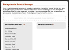 Background Rotator Manager